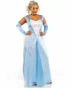 Elegant Cinderella Princess Womens Costume