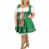 Green Gretel Beer Girl Oktoberfest Plus Womens Costume