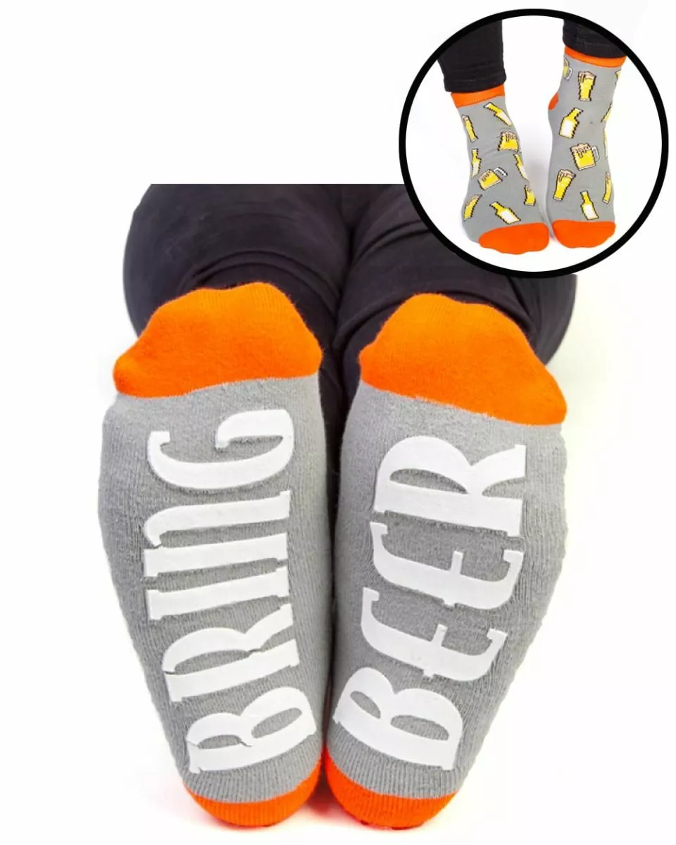 Beer Feet BRING BEER Speak Socks 3 Beer Feet BRING BEER Speak Socks