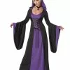 Deluxe Purple Hooded Robe Womens Costume -Men's Costumes Sales deluxe hooded costume purple
