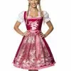 Deluxe Floral Beer Oktoberfest Womens Costume -Men's Costumes Sales deluxe pink floral oktoberfest womens costume 2