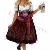 Deluxe Beer Girl Oktoberfest Womens Costume -Men's Costumes Sales deluxe womens oktoberfest beer costume 01