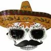 Day Of The Dead Glasses With Moustache -Men's Costumes Sales dre9925 preview