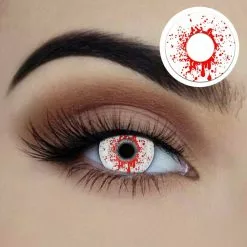 Blood Splatter Starry Eyed Contact Lenses