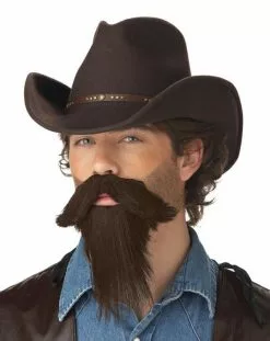 Rustler Goatee Moustache -Men's Costumes Sales full goatee 1