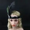 Peacock Gatsby Flapper Headband -Men's Costumes Sales gatsby headband peacock 05