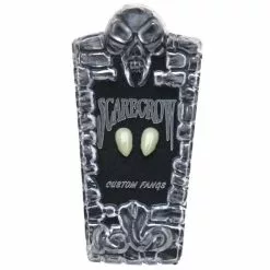 Glow In The Dark Deluxe Scarecrow Fangs Vampire Teeth -Men's Costumes Sales glssk 1