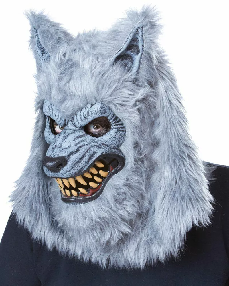Grey Lycan Werewolf Mens Costume + Ani-Motion Mask 6 Grey Lycan Werewolf Mens Costume + Ani-Motion Mask - Image 4