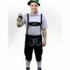 White Green Lederhosen Oktoberfest Mens Costume