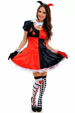 Harlequin Circus Womens Costume