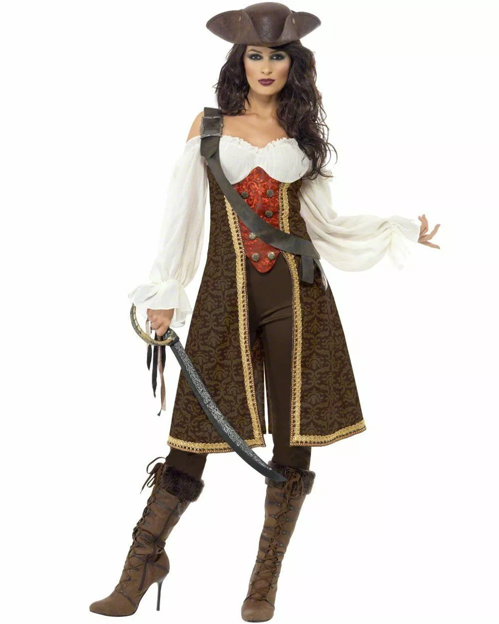 High Seas Pirate Wench Ladies Costume 3 High Seas Pirate Wench Ladies Costume