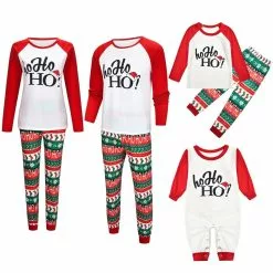 Ho Ho Ho Christmas Family Pyjamas Set
