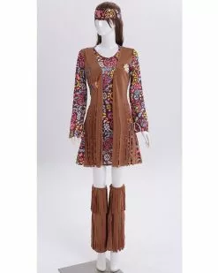 Hippie Love Peace 70s Womens Costume -Men's Costumes Sales k168