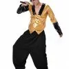 Rapper Gold Suit 80s Men's Costume -Men's Costumes Sales kar2129b
