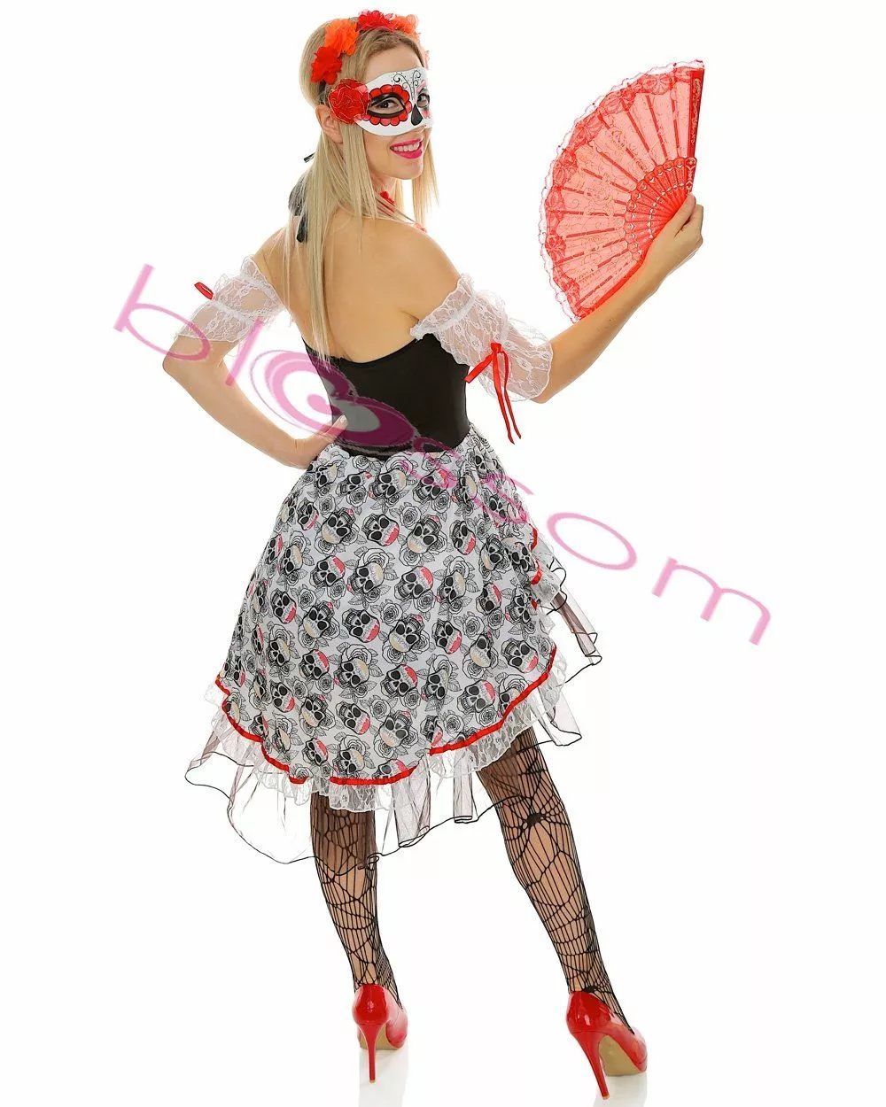 Mexican Day Of The Dead Womens Costume 3 Mexican Day Of The Dead Womens Costume