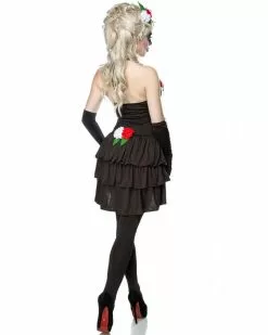 Mexican Skeleton Day Of Dead Womens Costume