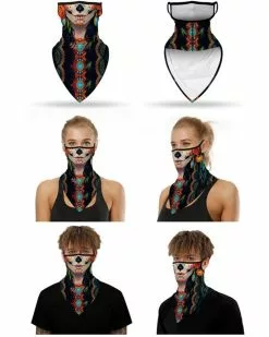 Printed Magic Fashion Scarf Mask