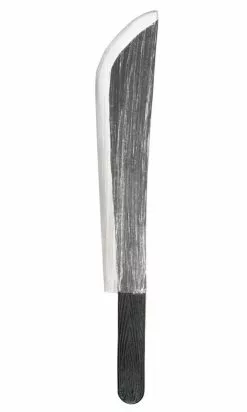 Black Silver Costume Machete