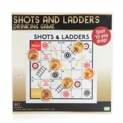 Shots & Ladders Drinking Board Game -Men's Costumes Sales nj dg sl drinking gameshooters ladders
