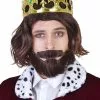 King Arthur Richard Medieval Brown Wig Beard -Men's Costumes Sales nz7067