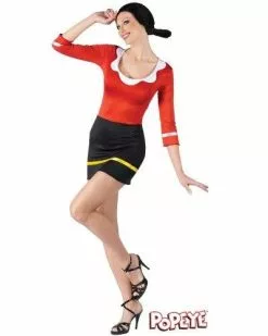Sexy Olive Oyl Adult Women Popeye Costume