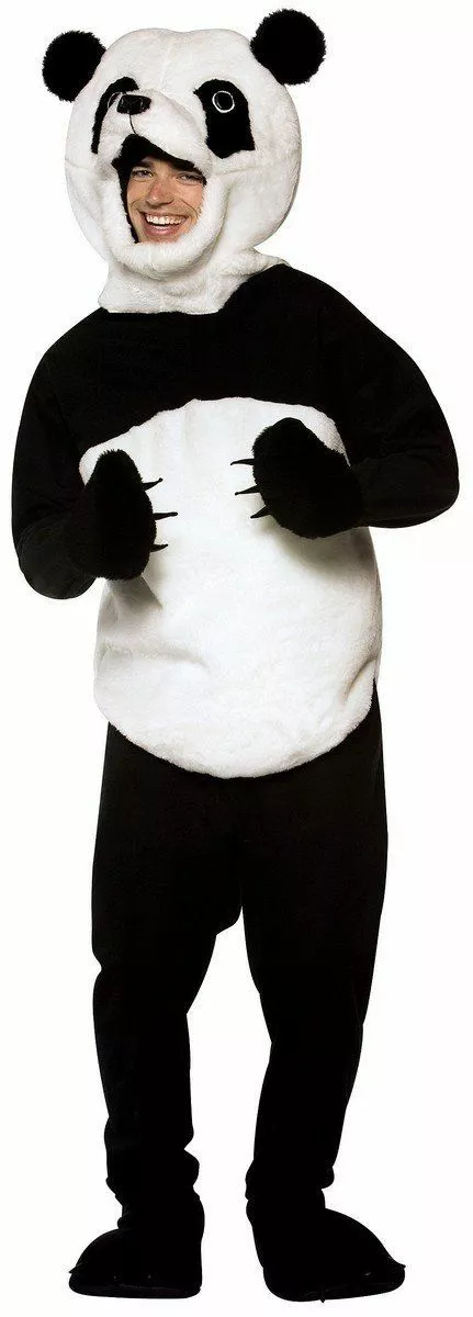 Panda Mascot Mens Fancy Dress Costume 4 Panda Mascot Mens Fancy Dress Costume - Image 2