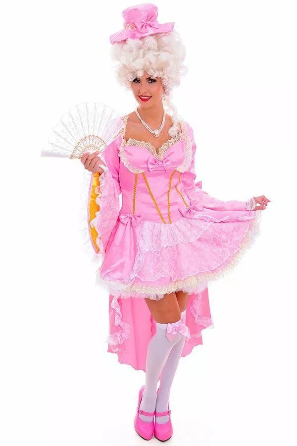 Deluxe Pink Marie Antoinette Womens Costume 3 Deluxe Pink Marie Antoinette Womens Costume