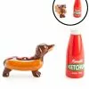 Sausage Dog & Ketchup Salt & Pepper Set -Men's Costumes Sales pp sp sdk