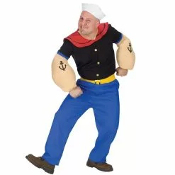 Licensed Popeye Fancy Dress Costume 5 Licensed Popeye Fancy Dress Costume -Men's Costumes Sales product detailed image 881 1605