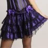 Purple Tiered Lace Skirt -Men's Costumes Sales purple layer skirt1 1