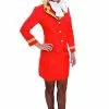 1940s Air Stewardess Womens Costume -Men's Costumes Sales red pilot 2