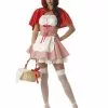 Red Little Riding Hood Womens Costume -Men's Costumes Sales riding hood fairy tale womens costume