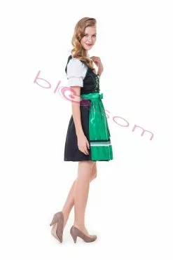 Pretty Green Black Beer Oktoberfest Womens Costume