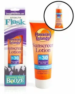 Sunscreen Bottle Stealth Flask