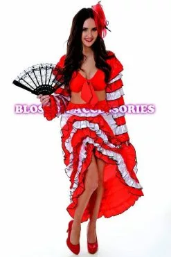 Spanish Senorita Dancing Womens Costume -Men's Costumes Sales spanish senorita can can dancer ladies woman costume 01 iy96 qi