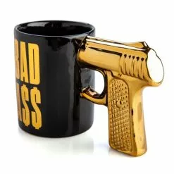 Bad Ass 3D Gun Handle Mug -Men's Costumes Sales tj 3dm baa