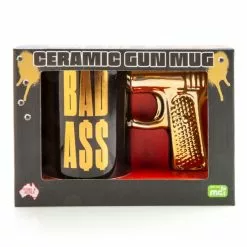 Bad Ass 3D Gun Handle Mug -Men's Costumes Sales tj 3dm bas