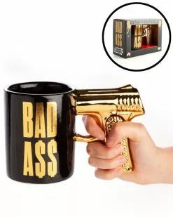 Bad Ass 3D Gun Handle Mug