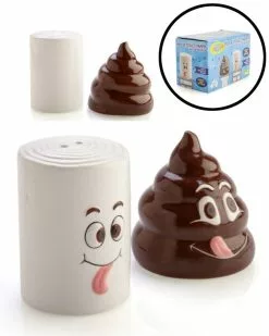Koolface Poo And Toilet Paper Salt & Pepper Set
