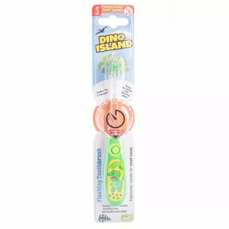 Flashing Dino Island Toothbrush 4 Flashing Dino Island Toothbrush - Image 2