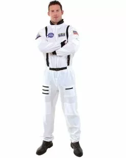 Astronaut White Mens Costume