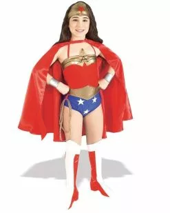 Deluxe Wonderwoman Girls Hero Costume